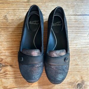 Dansko Women's Black Slip-On Shoes